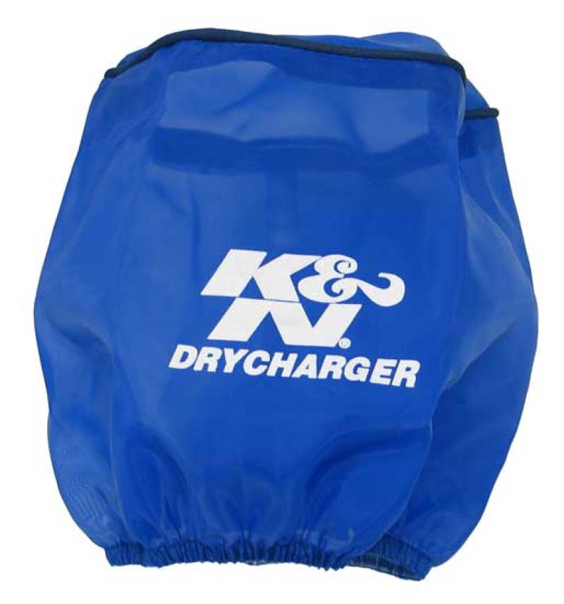 K&N Air Filter Wrap Drycharger Blue - RX-4990DL by K&N Engineering - front view