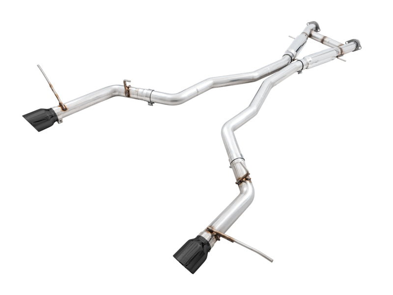 AWE Tuning 2020 Jeep Grand Cherokee SRT Track Edition Exhaust - Diamond Black Tips - 3020-33051