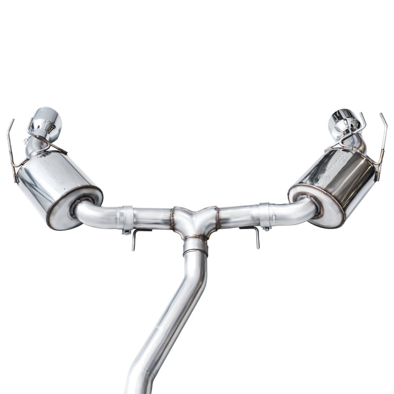 AWE Tuning 22+ Honda Civic Si/Acura Integra Touring Edition Catback Exhaust - Dual Chrome Silver Tip - 3015-32331