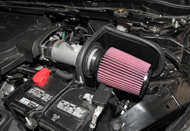 K&amp;N 13-14 Honda Accord 3.5L V6 69 Series Typhoon Air Intake System - Silver Cold Air Intake Kit - 69-1212TS