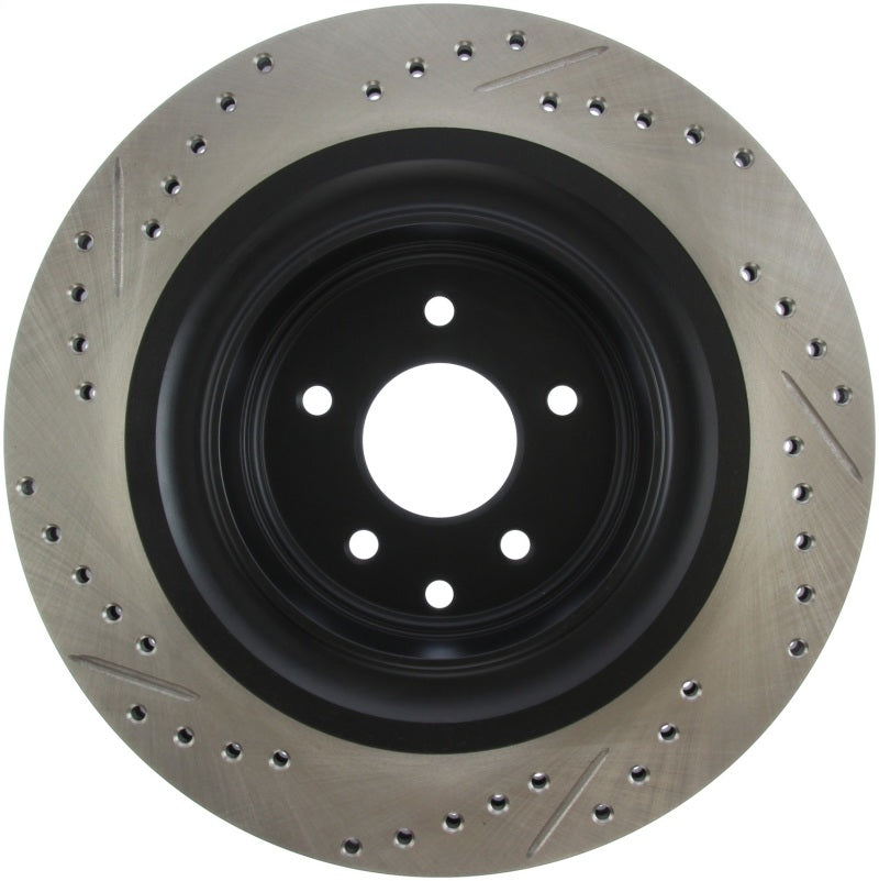 StopTech Infiniti G37 / Nissan 370Z SportStop Slotted &amp; Drilled Rear Left Rotor - 127.42101L