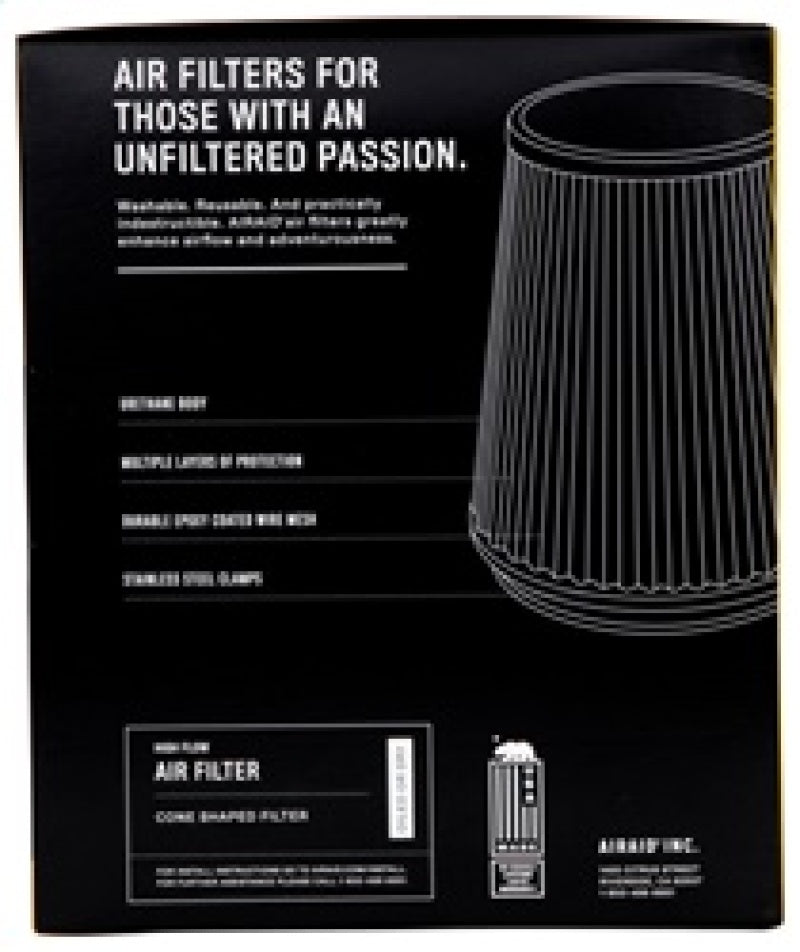 Airaid 10-14 Ford Mustang Shelby 5.4L Supercharged Direct Replacement Filter - Oiled / Red Media - 860-399 for 2010-2014 Ford
