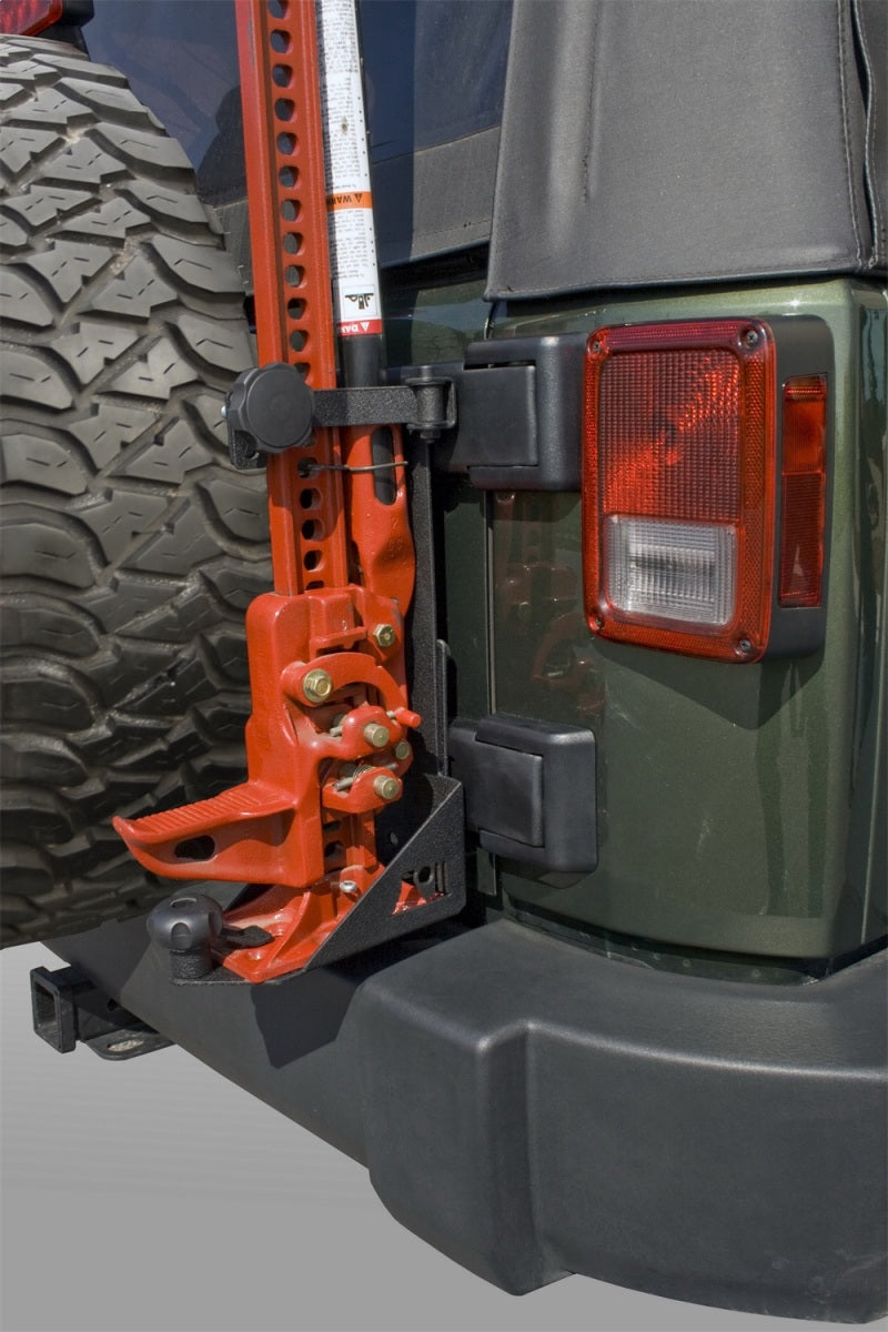 Rugged Ridge Off-road Jack Mounting Bracket 07-18 Jeep Wrangler JK - 11586.01 for 2007-2018 Jeep Wrangler - detail view