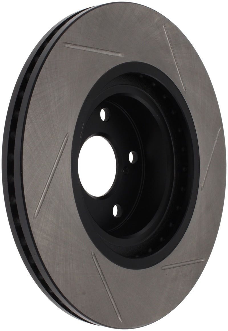 StopTech Power Slot 06-08 Subaru Legacy / 13+ Scion FR-S / Subaru BRZ / 86 Slotted Rotor - Front Left - 126.47021SL