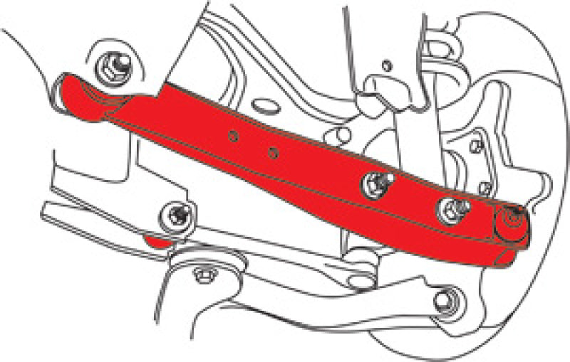 SPC Performance 08-12 Subaru Impreza/12+ FR-S/BRZ Rear Camber Arm &amp; Toe Kit (SINGLE ARM-REQUIRES 2) - 67660