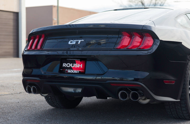 Roush 2018-2024 Ford Mustang 5.0L V8 Cat-Back Exhaust Kit (Fastback Only) - 422093