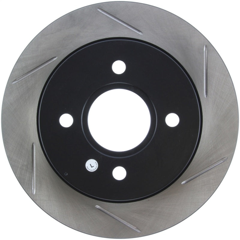 StopTech 14+ Fiesta ST Slotted Sport Brake Rotor - Rear Left - 126.61070SL