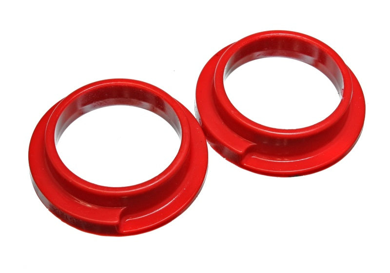 Energy Suspension Universal 3in ID 4 5/16in OD 1 1/8in H Red Coil Spring Isolators (2 per set) - 15.6103R for 1985-1999 Volks