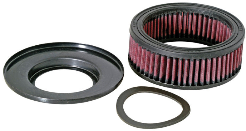 K&N Kawasaki VN1500 Vulcan 4.5in ID x 5.625in OD x 2in H Replacement Air Filter - KA-1596 for 1996-2008 Kawasaki VN1500E Vulc