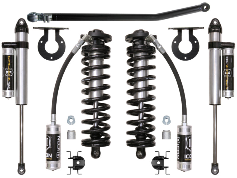 ICON 05-16 Ford F-250/F-350 2.5-3in Stage 3 Coilover Conversion System - K63103 for 2005-2016 Ford F 250 - front view