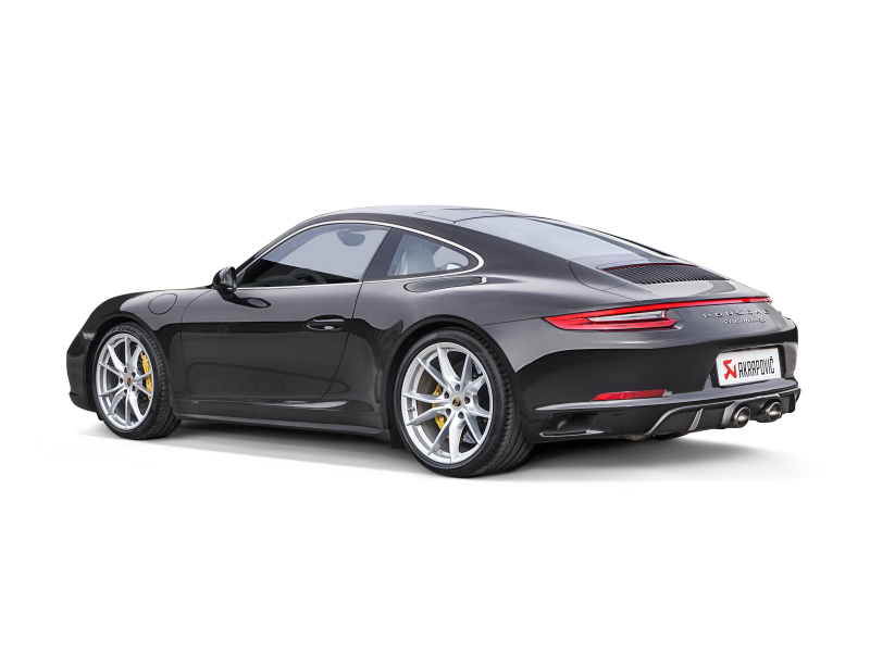 Akrapovic 16-17 Porsche 911 Carrera S/4/4S/GTS (991.2) Slip-On Line (Titanium) w/ Titanium Tips - S-PO/TI/5H