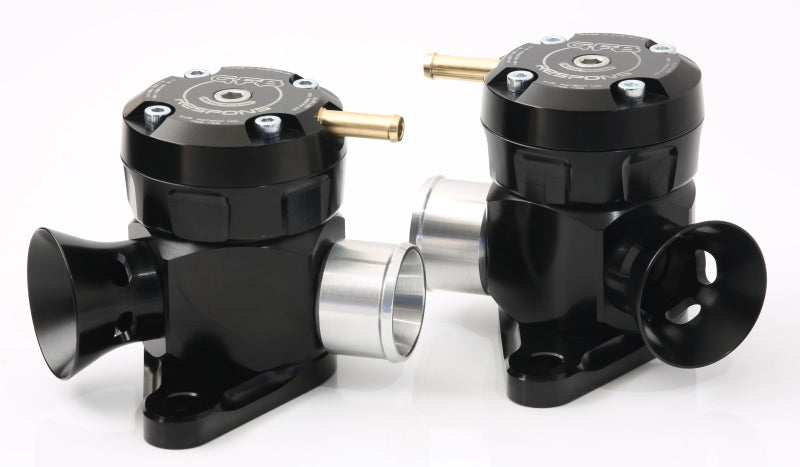 GFB 09+ Nissan GTR TMS Respons Twin Valve Blow Off Valve Kit - T9005 for 2009-2024 Nissan GT R - angle view