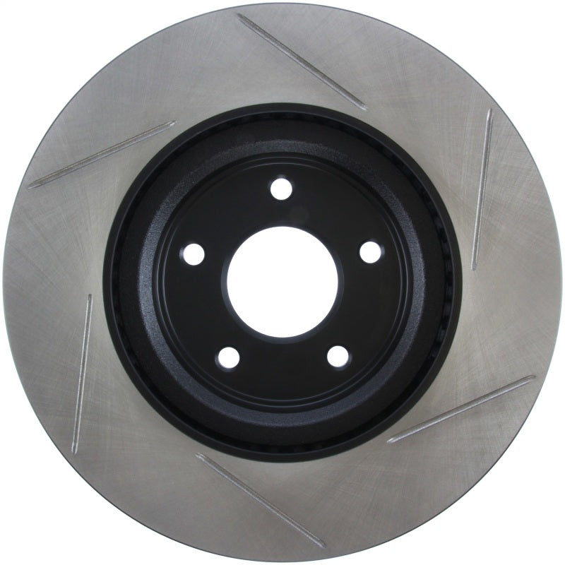 StopTech 13-15 Nissan Pathfinder Slotted Front Right Rotor - 126.42120SR