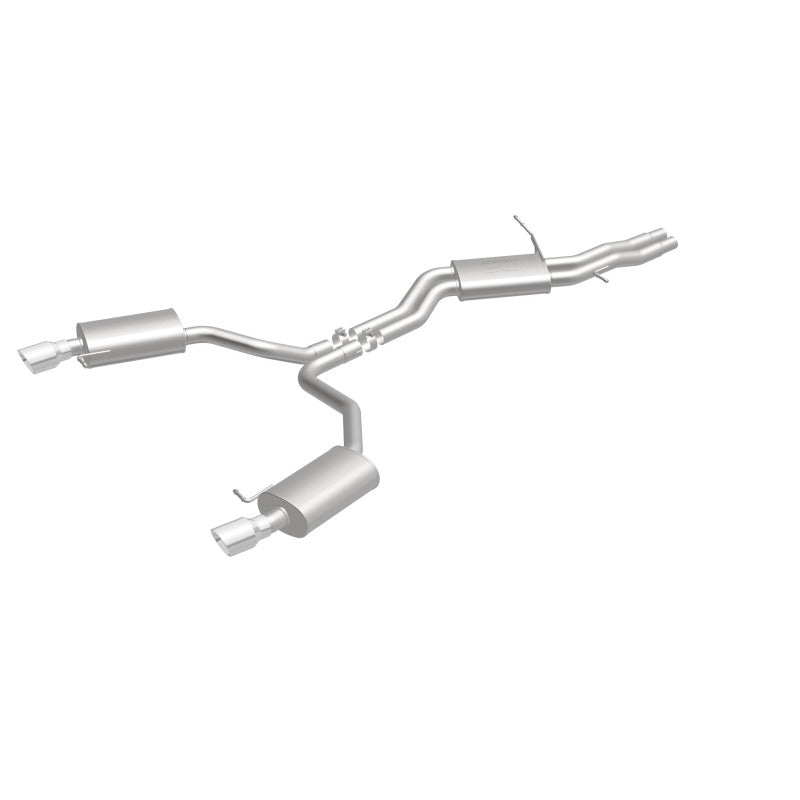 MagnaFlow Sys C/B 12-15 Audi A6 / A7 3.0L V6 SS 2.5in Dual Split Rear Ext 4in Tips - 19159