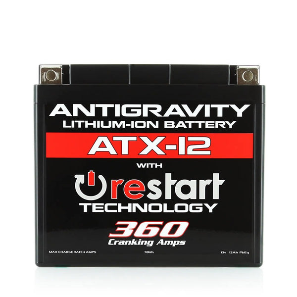 Antigravity ATX12-AH RE-START Battery 14Ah 360 CA by AntiGravity Batteries - front view