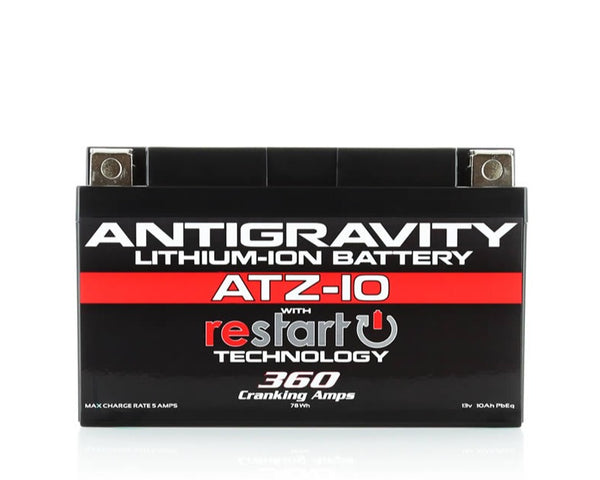 Antigravity ATZ10 RE-START Battery 12 Ah 360 CA by AntiGravity Batteries - front view