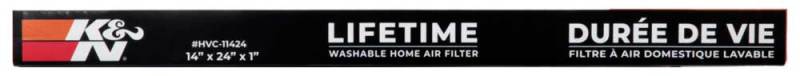 K&N HVAC Filter - 14 X 24 X 1 - HVC-11424