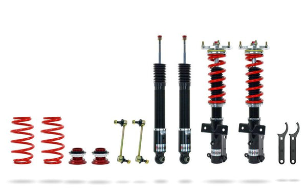 Pedders Extreme Xa Coilover Kit 2005-2014 Mustang - PED-160052 for 2005-2014 Ford Mustang - front view