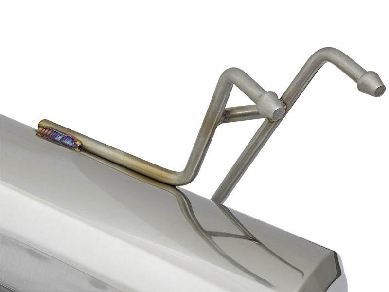 aFe POWER Takeda 16-17 Honda Civic I4-1.5L (t) 2.5-2.25in 304 SS CB Dual-Exit Exhaust Blue Tips - 49-36615-L
