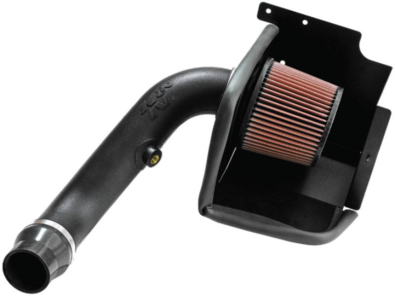 K&N 08-09 Dodge Caliber SRT-4 (L4) 2.4L Performance Intake - 57-1560 for 2008-2009 Dodge Caliber - angle view