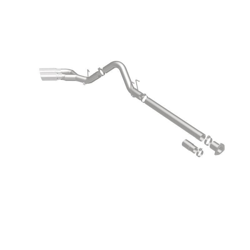 MagnaFlow 08-17 Ford F-250/F-350/F-450 4.6L/6.7 DPF-Back SS 4in Dual Single Passenger Side Rear Exit - 17873