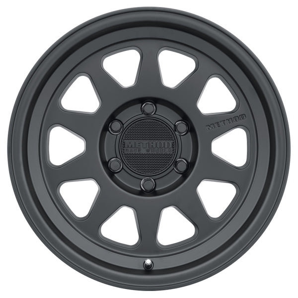 Method MR316 18x9 +18mm Offset 6x5.5 106.25mm CB Matte Black Wheel - MR31689060518 by Method Wheels - front view