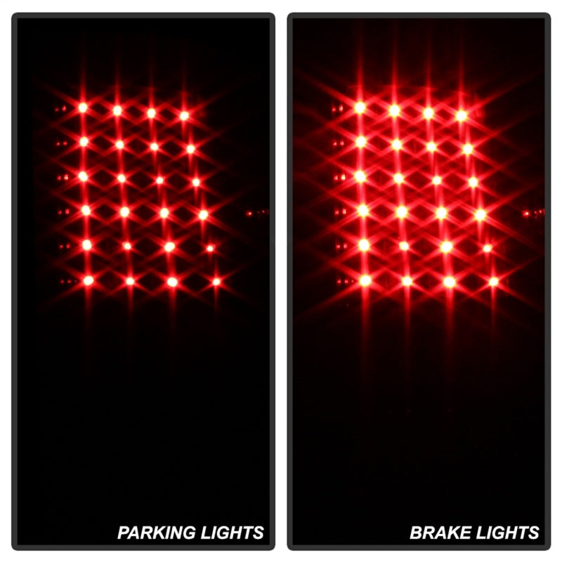 Xtune Toyota Tundra 07-13 LED Tail Lights Black ALT-ON-TTU07-LED-BK - 5013200