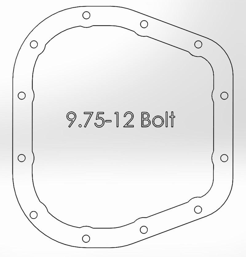 aFe Power Rear Diff Cover (Machined) 12 Bolt 9.75in 97-16 Ford F-150 w/ Gear Oil 4 QT - 46-70152-WL