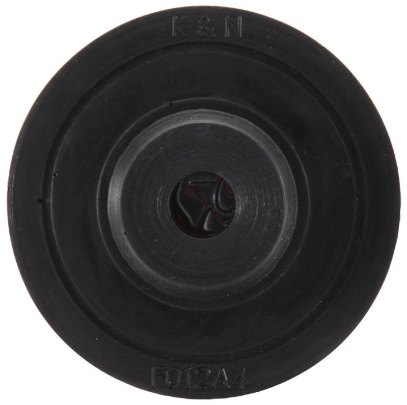 K&N Rubber Base Chrome Top Push-In Crankcase Vent Filter 3in OD x 2-1/2in H. - 62-1490