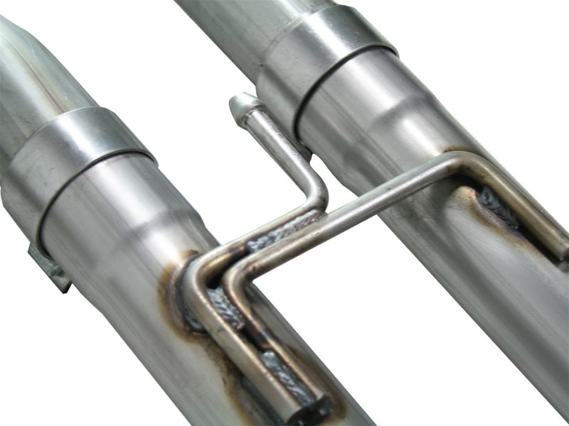 aFe MACHForce XP Exhaust Cat-Back 2.5/3in SS-409 w/ Black Tip 04-12 Nissan Titan V8 5.6L - 49-46102-B