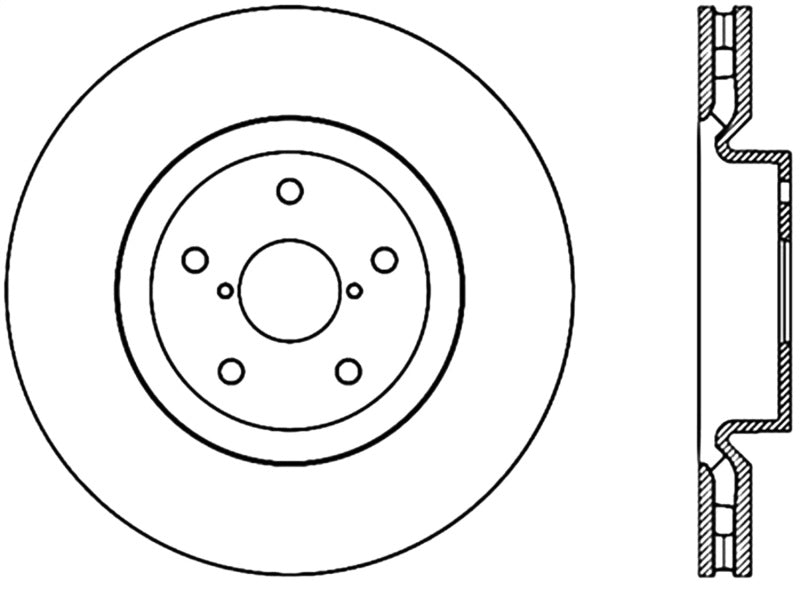 StopTech Drilled Sport Brake Rotor - 128.47022L