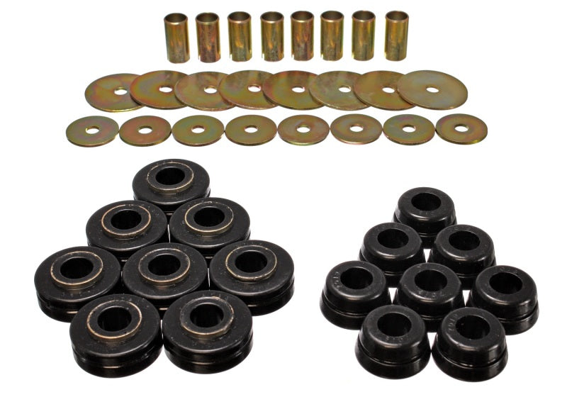 Energy Suspension Scout Ii Body Mounts - Black - 6.4101G for 1972-1980 International Scout II - angle view