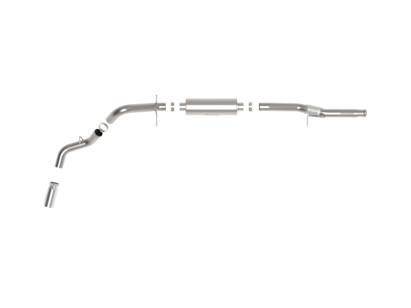 aFe Apollo GT Series 4in 409SS Cat Back Exh System Polished Tip 14-18GM Silverado 1500 V8-6.2L - 49-44116-P