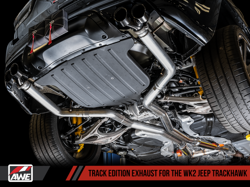 AWE Tuning 2020 Jeep Grand Cherokee SRT/Trackhawk Track Edition Exhaust - Use w/Stock Tips - 3020-31023
