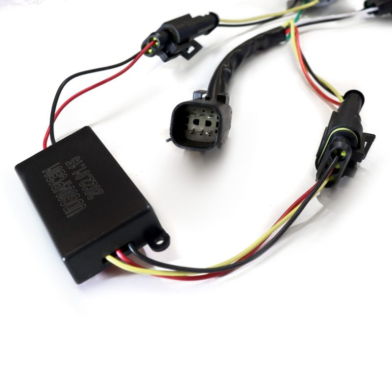 AlphaRex 19-22 Dodge Ram 2500/3500 Stock LED Tail Light to AlphaRex Tail Light Converters - Pair - 640013