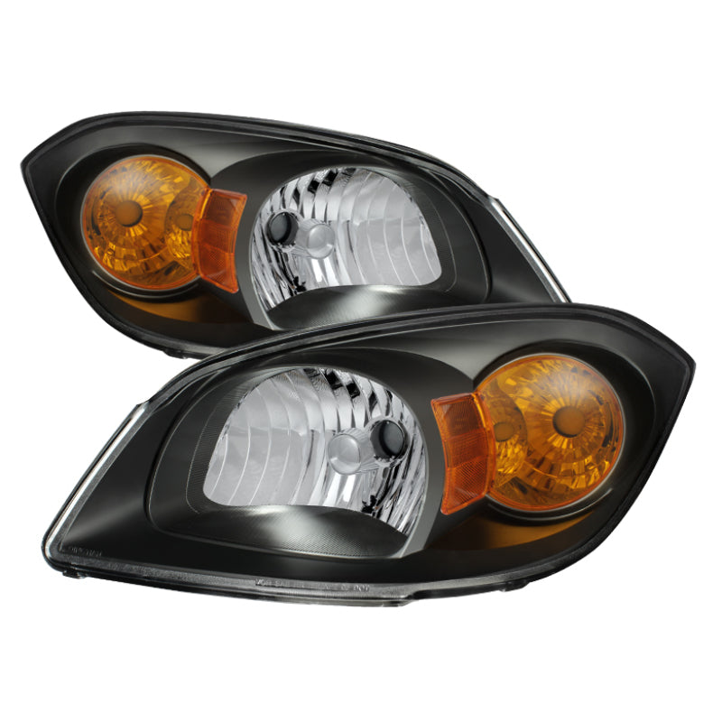 Xtune Chevy Cobalt 05-10 Crystal Headlights Black HD-JH-CCOB05-AM-BK - 5079794