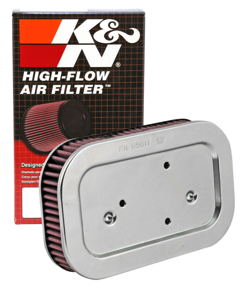 K&N 04-10 Harley Davidson Sportster Replacement Air Filter - HD-8834 for 2004-2013 Harley Davidson XL1200C Sportster 1200 Cus