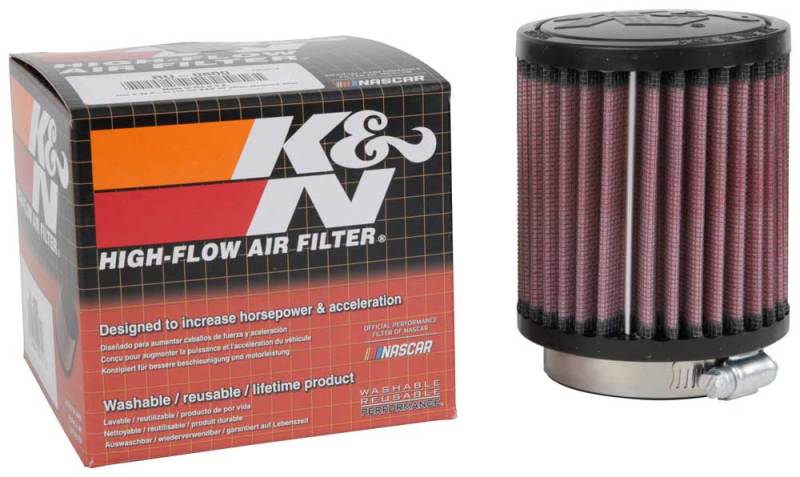 K&N Universal Air Filter - 2-7/16in Flange x 3-1/2in OD x 4in Height - RU-0800