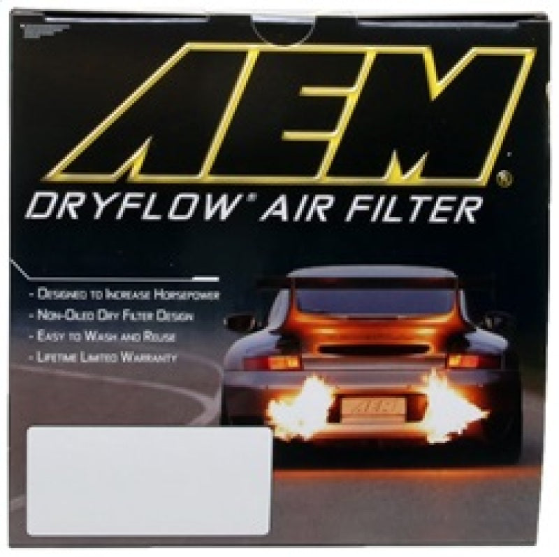 AEM DryFlow Air Filter - fits 2007-2019 Ford Focus/Volvo - AE-20993