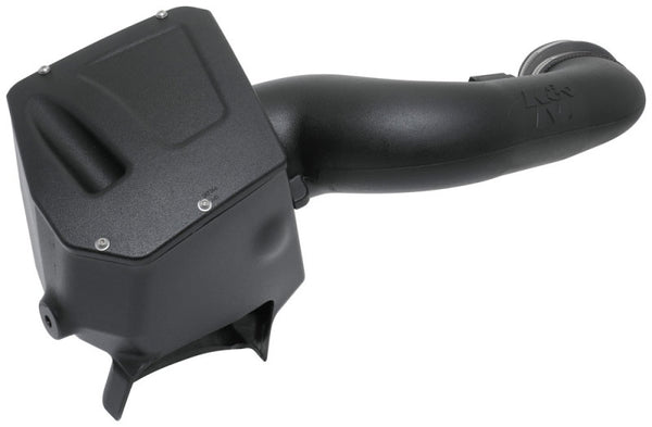 K&N 17-19 Ford F Super Duty V8-6.7L DSL 57 Series FIPK Performance Intake Kit - 57-2600 for 2017-2019 Ford F 250 - front view