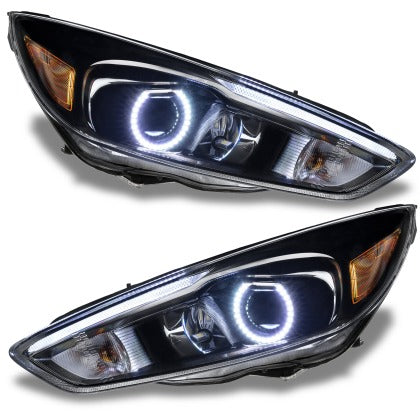 Oracle 15-17 Ford Focus RS-ST DRL Upgrade w- Halo Kit - ColorSHIFT w- 2.0 Controller