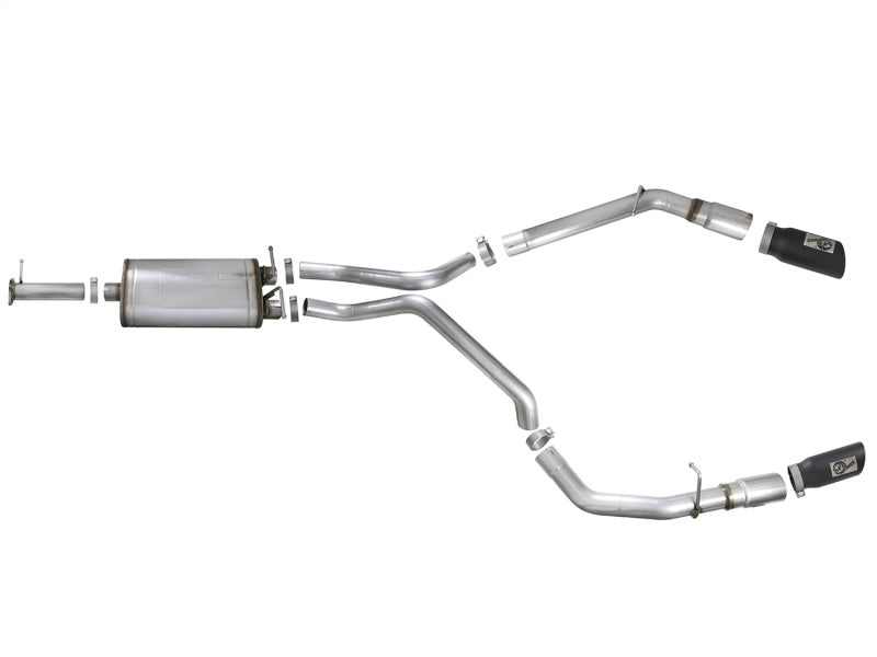 aFe MACH Force-Xp 3in 409 SS Cat-Back Exhaust 2019 RAM 1500 V8-5.7L w/ Black Tip - 49-42059-B
