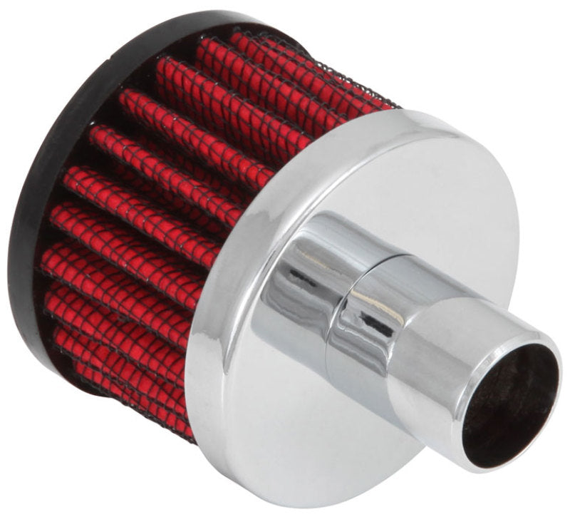 K&N Steel Base Crankcase Vent Filter .75in Vent OD x 2in OD x 1.5in Height - 62-1030 by K&N Engineering - close-up