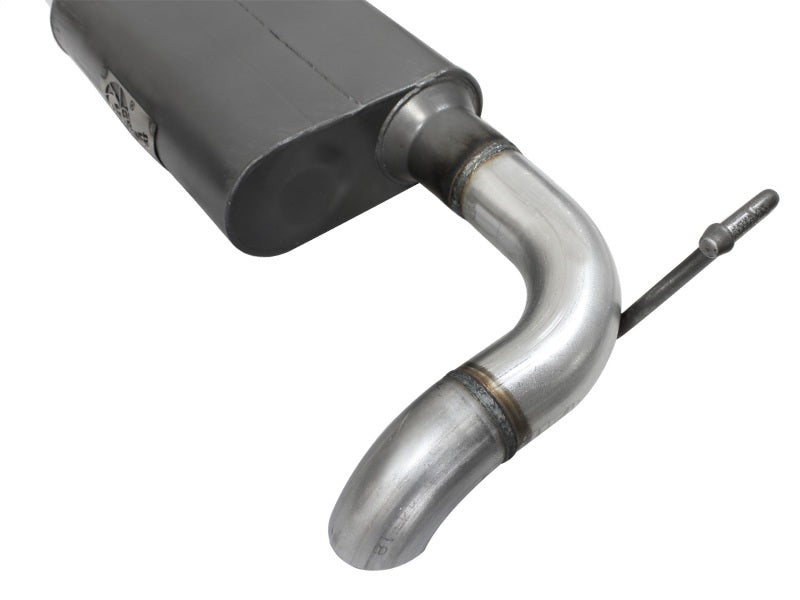 aFe Scorpion Exhaust System Cat Back 2.5in Aluminized Hi-Tuck 07-18 Jeep Wrangler JK V6 3.6/3.8L - 49-08043