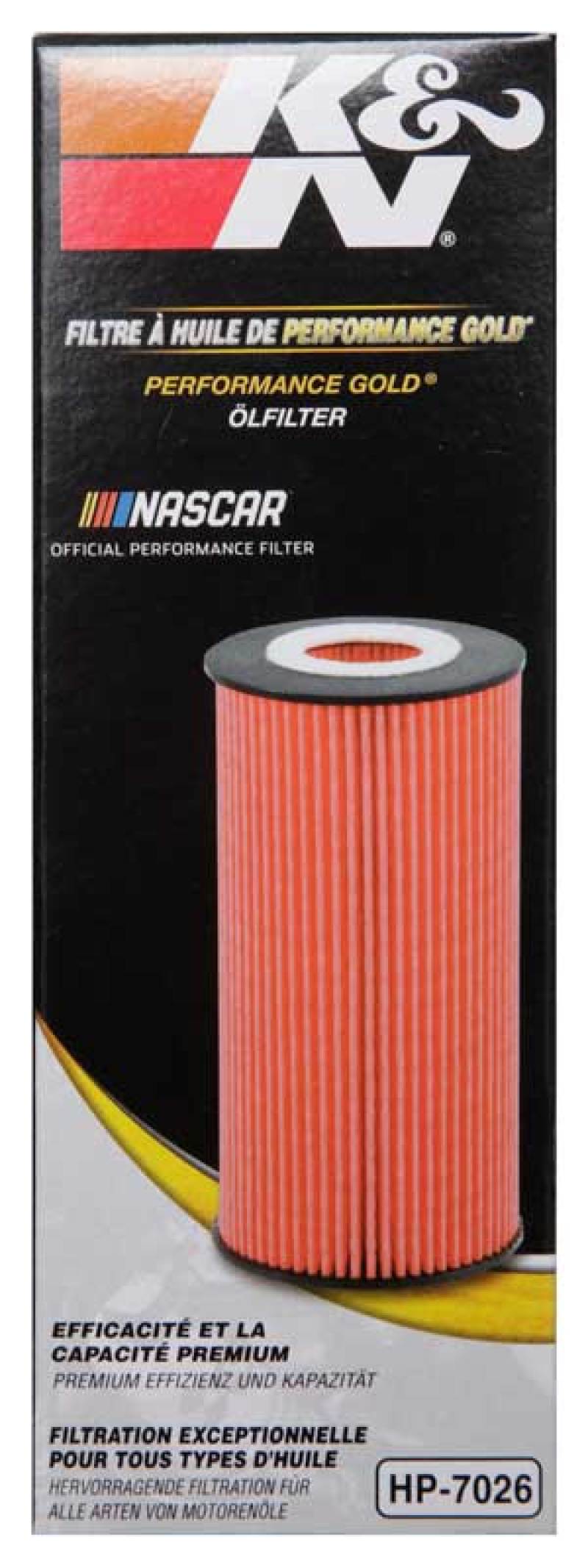 K&N Performance Oil Filter for 14-17 Dodge Durango 3.6L / 14-17 Jeep Grand Cherokee 3.6L - HP-7026 for 2014-2026 Dodge Durang