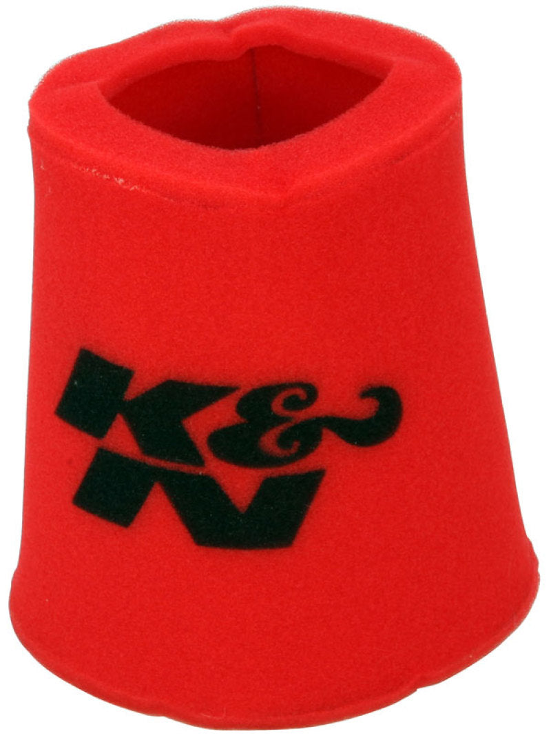 K&N Airforce PreCleaner Round Tapered Red Air Filter Foam Wrap 6in Base ID x 5in Top ID x 9in H - 25-0810