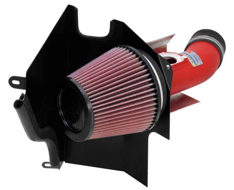 K&amp;N 02-07 WRX/STi Wrinkle Red Typhoon Short Ram Intake - 69-8001TWR