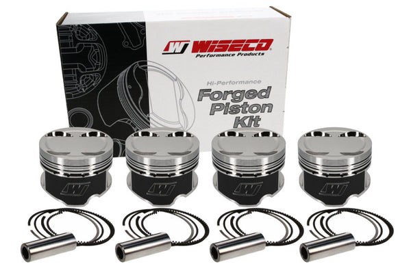 Wiseco Toyota 3SGTE 4v Dished -6cc Turbo 86mm Piston Kit - K615M86AP by Wiseco - front view