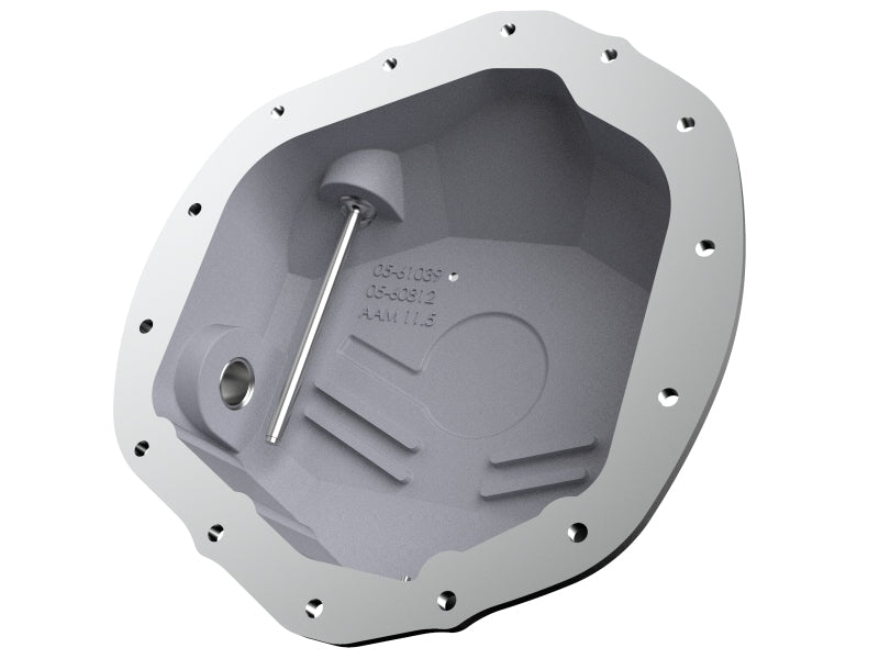 aFe Street Series Rear Differential Cover Black w/ Machined Fins 19-20 Ram 2500/3500 - 46-71150B