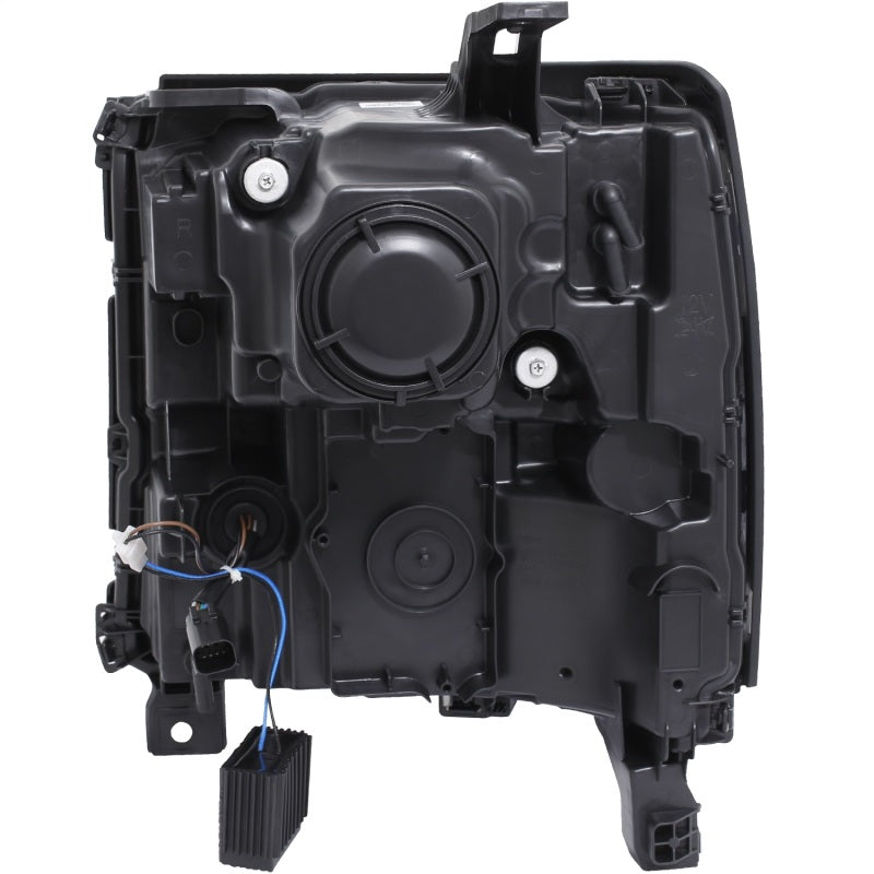 ANZO 16-17 Chevy Silverado 1500 Prjctr. Headlight Plank Styl. w/Amber (Only Work w/HID Equip. Truck) - 111373